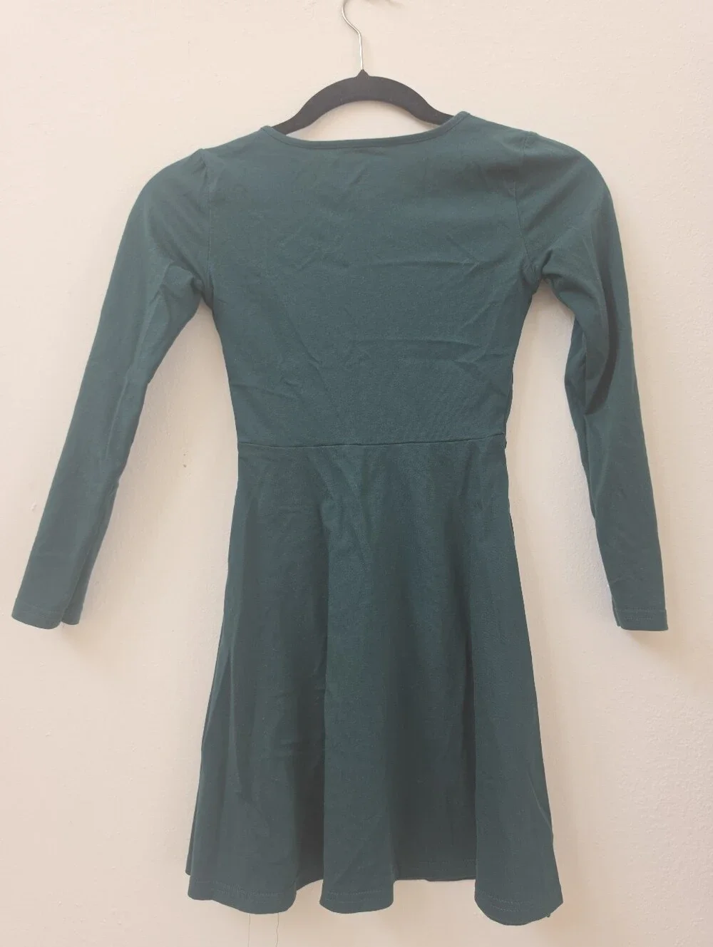 The Children's Place Girls Long Sleeve Skater Dress - GREEN *OFFERS WELCOME*